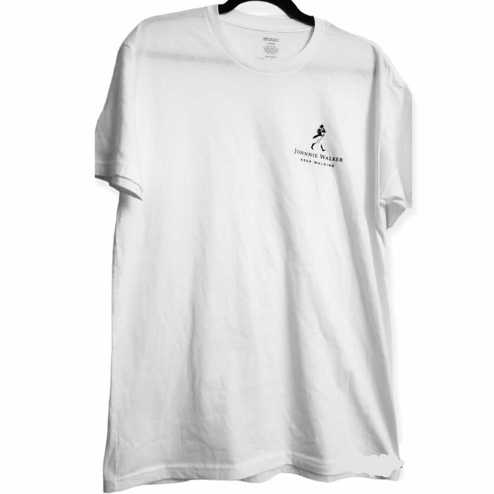Johnnie Walker White T-Shirt - Large
